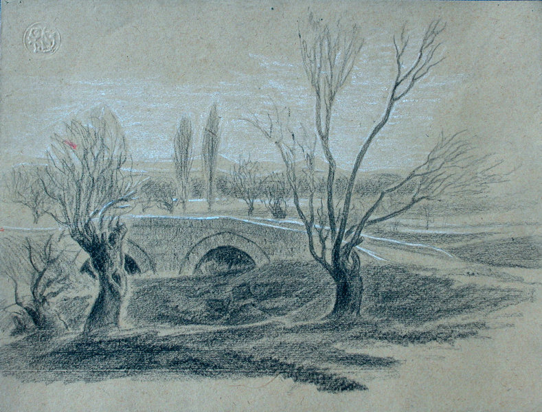 Grn (Kpr ve Aalar) - View (Bridge and Trees)