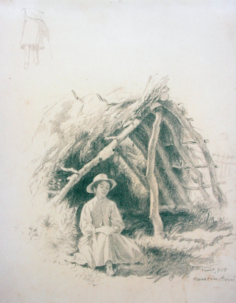 ardak Altnda Kadn - Woman Under Bower