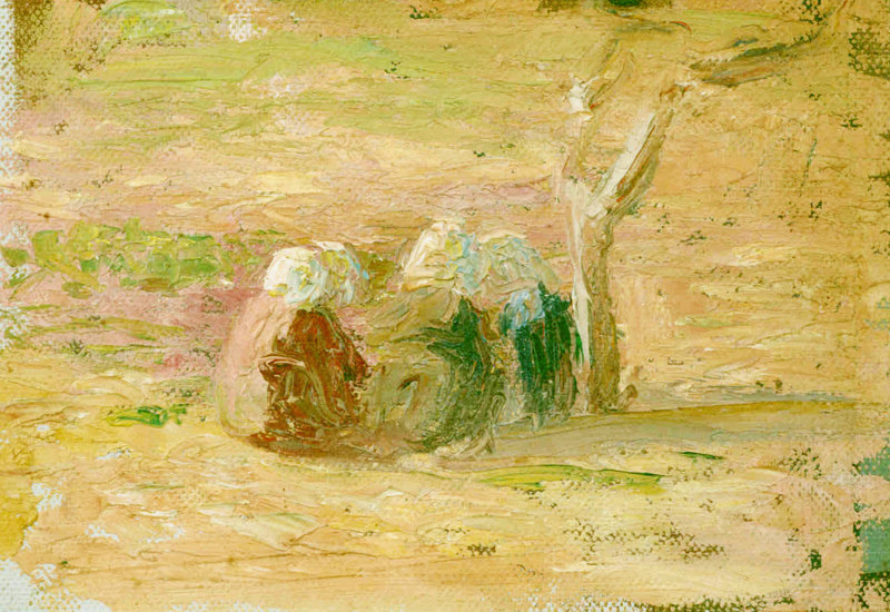 Aa Altnda Oturan Kadnlar - Sitting Women Under Tree