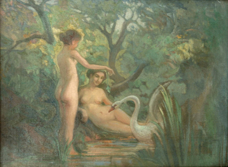 Kuulu Peyzaj - Landscape with Swan